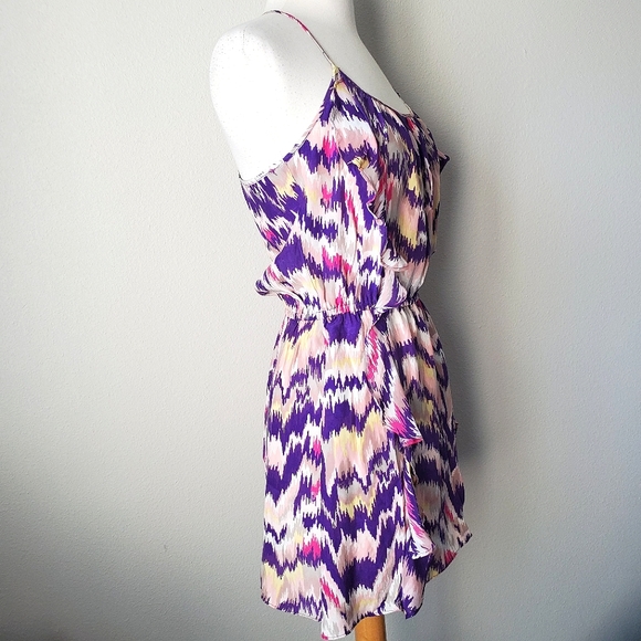 Parker Silk Ruffle Racerback Dress - Picture 2 of 6